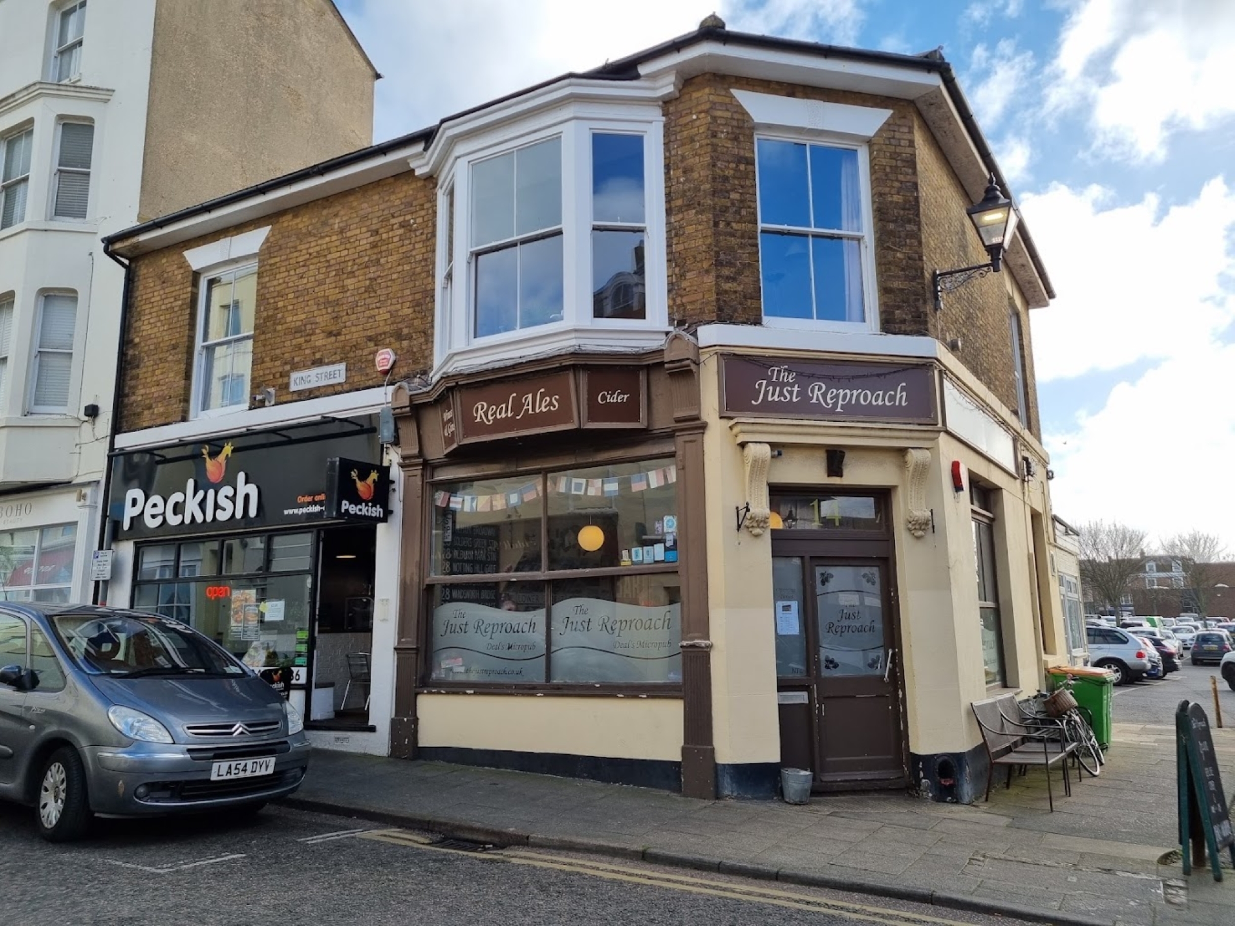 The exterior of The Just Reproach