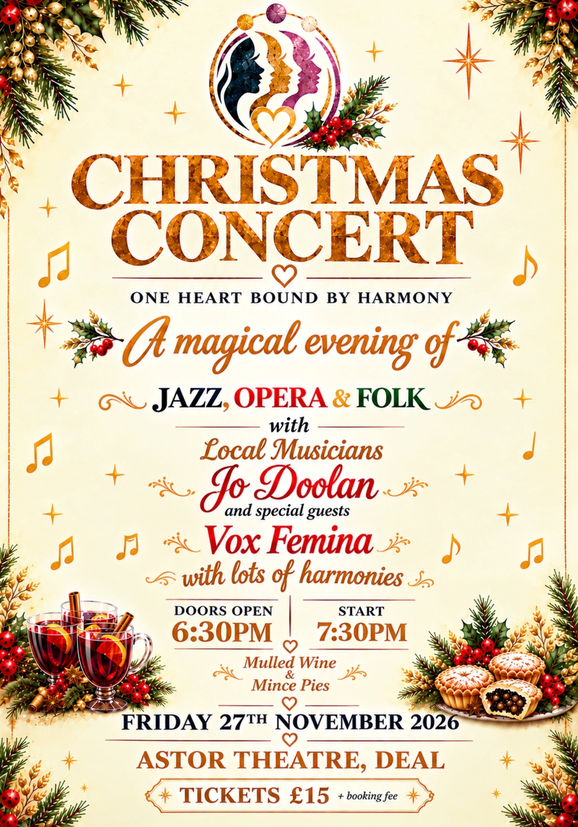 Festive advertising poster