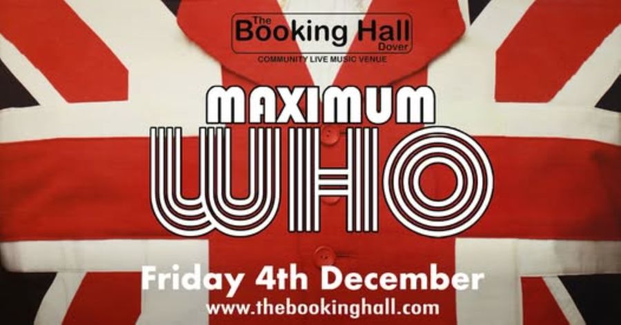 A shirt with red stripes and the words Maximum Who