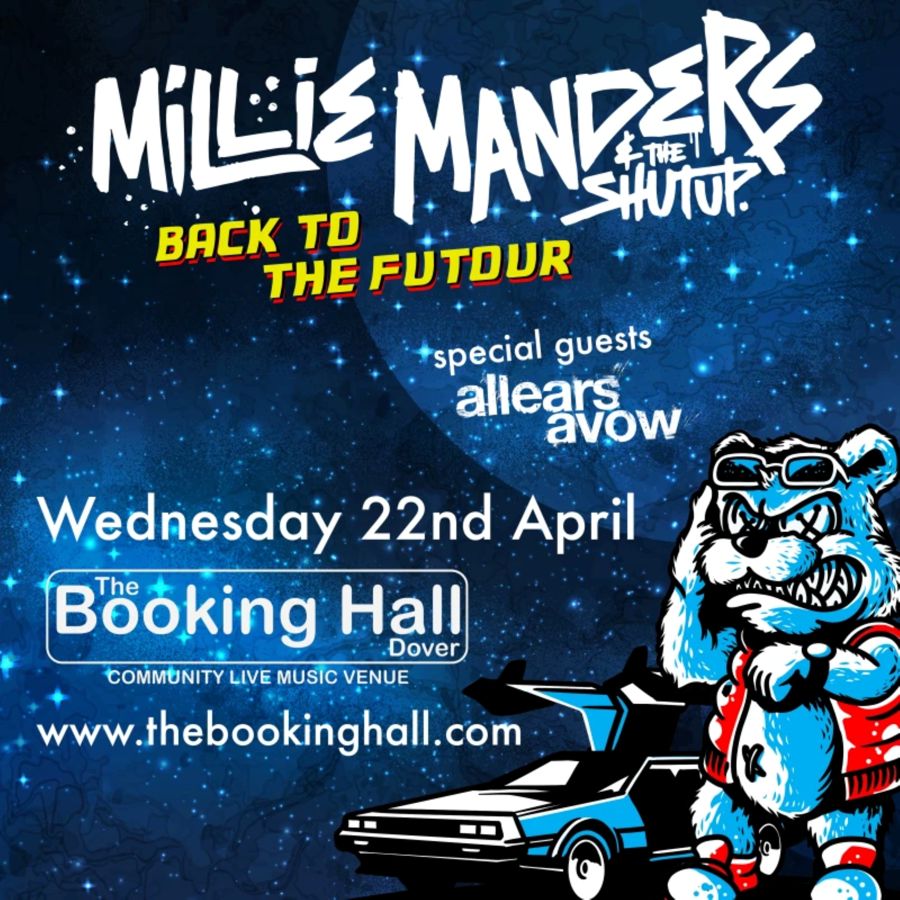 Millie Manders & The Shutup Back To The Futour Wed 22nd April 2026