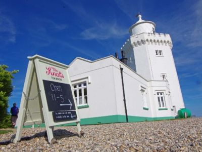 Image of South Foreland Lighthouse where Mrs Knott's Tea Room is located
