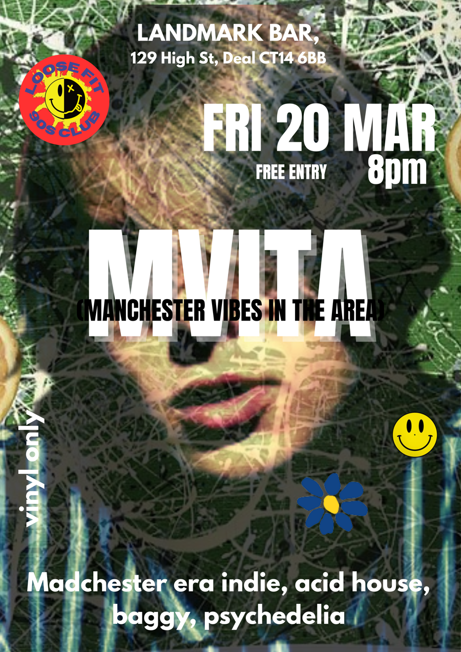 MVITA Manchester Vibes in The Area at Landmark Bar, Deal on 20th March 2026
