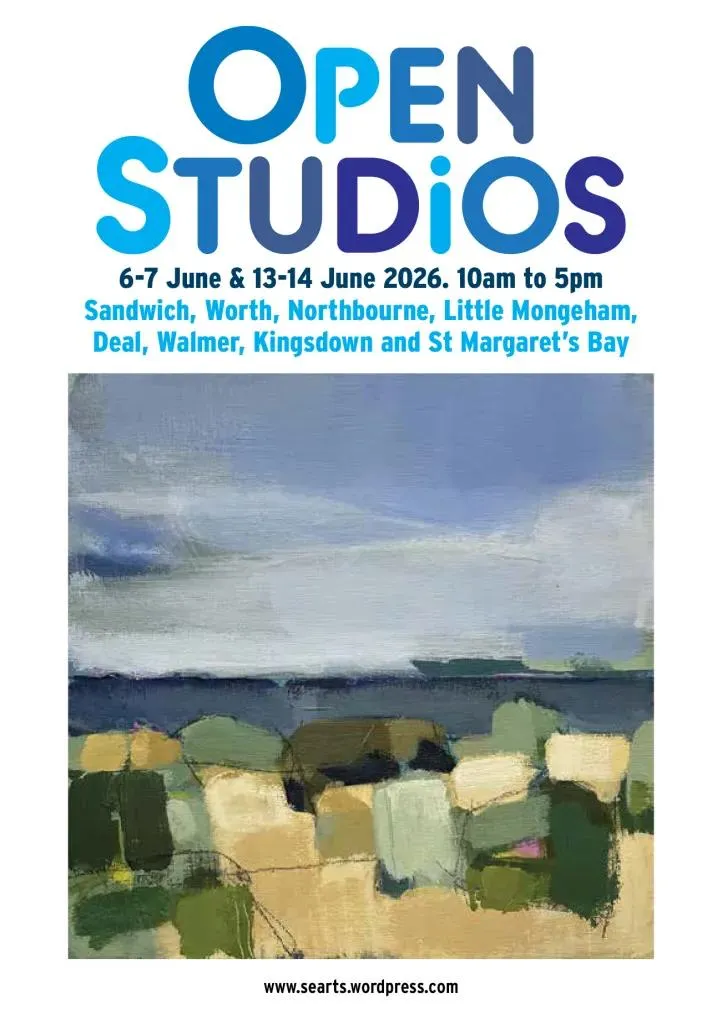 Poster with painting 