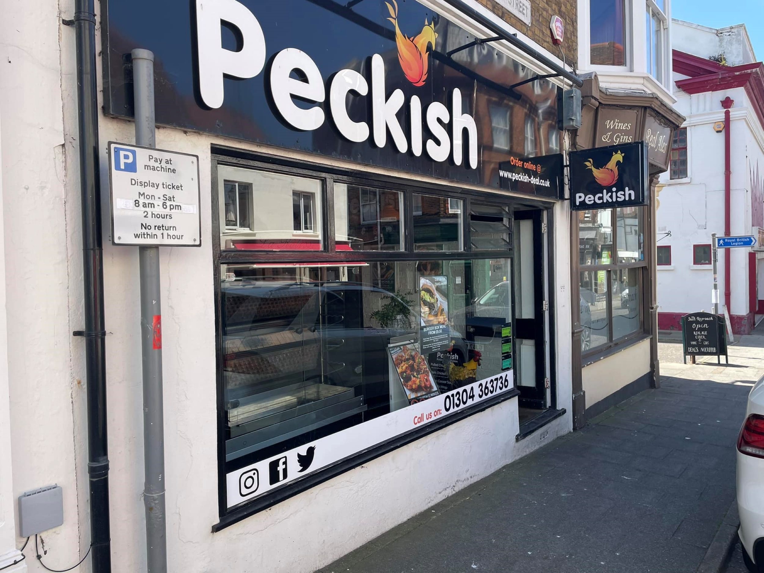 Exterior of Peckish   