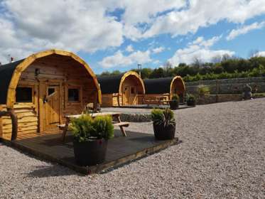 Glamping Pods at the Plough & Harrow