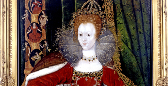 Portrait of Queen Elizabeth I at Dover Museum