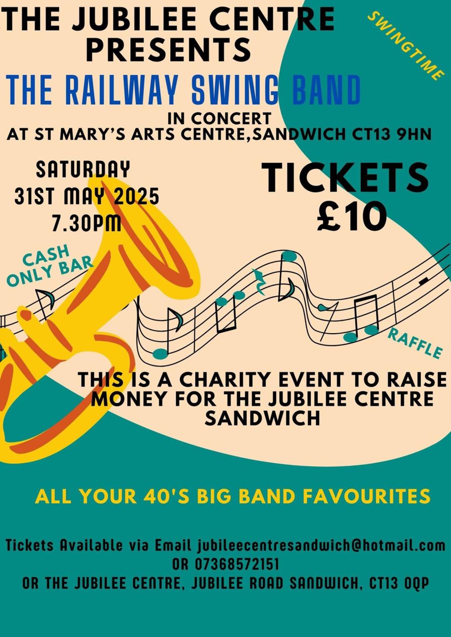Poster for The Railway Swing Band