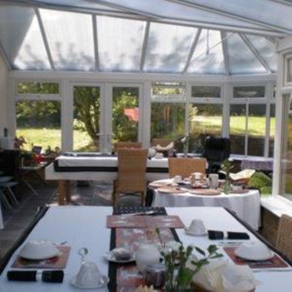 Breakfast dining area