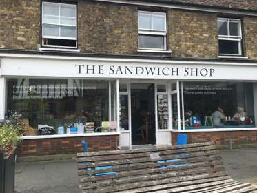 Double fronted exterior of The Sandwich Shop