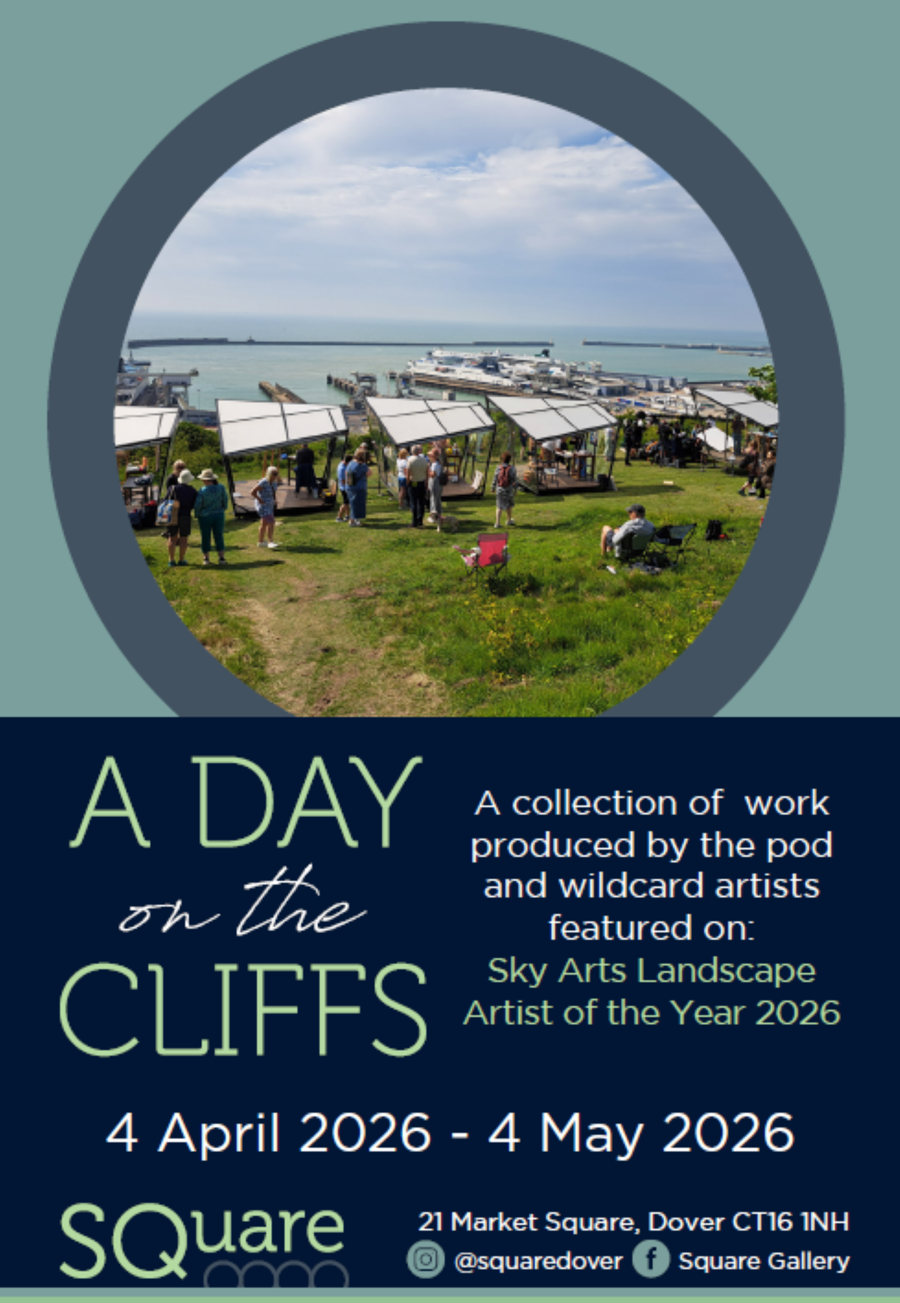 A Day on the Cliffs a collection of paintings by artists on show at SQ Gallery, Dover