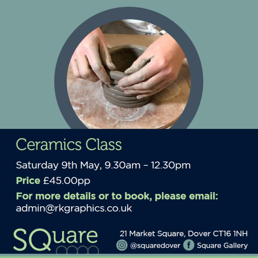 Someone making a clay pot