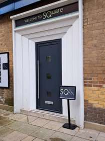 The entrance to SQ Gallery