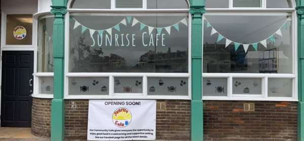 Exterior of Sunrise Café 