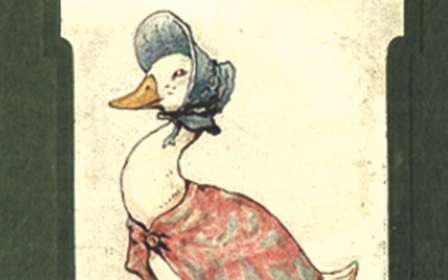 Drawing of Jemima Puddle Duck