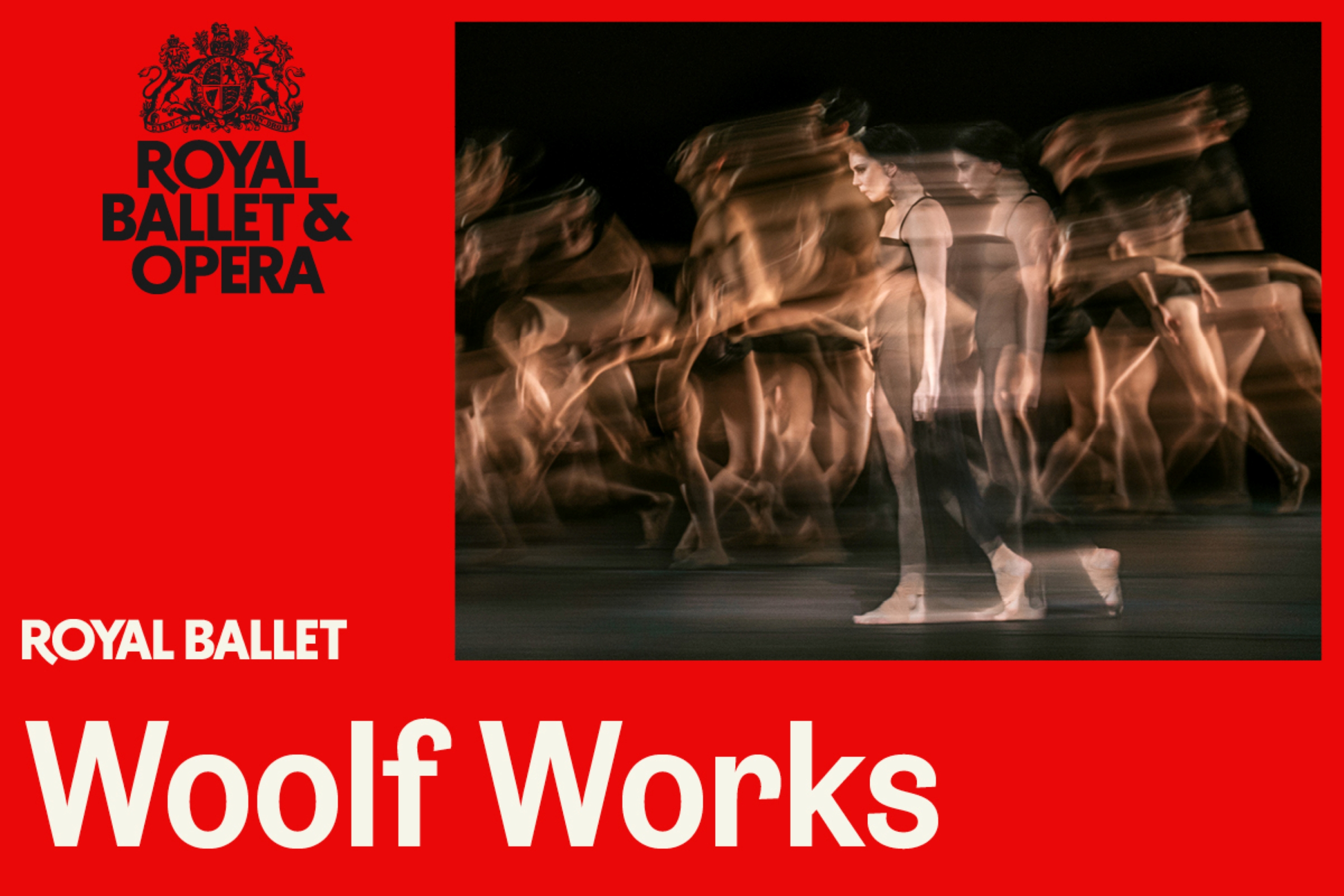 Blurred image of a ballet dancer