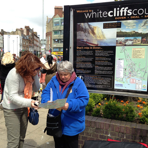 Dover Greeters, Market Square, Dover, volunteers, visitor advice