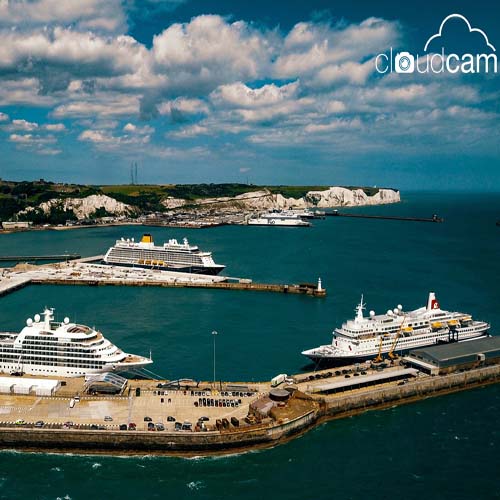 Dover harbour, Ferries, Cruise Ships, Dover, Kent