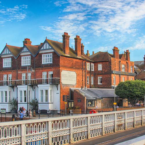 The Bell Hotel, Sandwich, exterior view