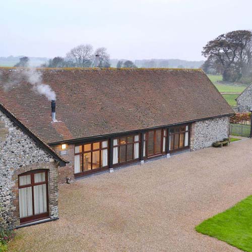 St Radigund's Abbey, converted barn, self catering accommodation, Dover